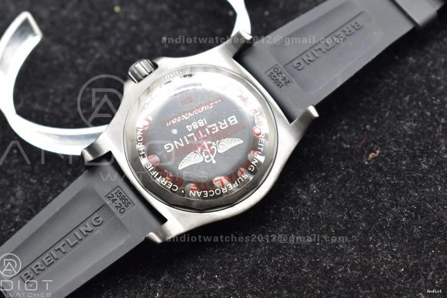 Bezel Superocean Strap Best Yellow TF on 44 Automatic Dial 1:1 Edition Black A2824 Rubber Black 0313